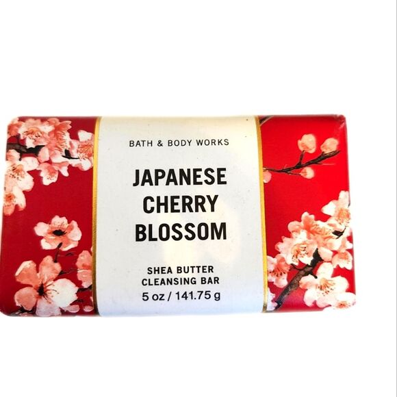 Bath & Body Works Japanese Cherry Blossom Shea Butter Cleansing Bar 5oz - Picture 1 of 4